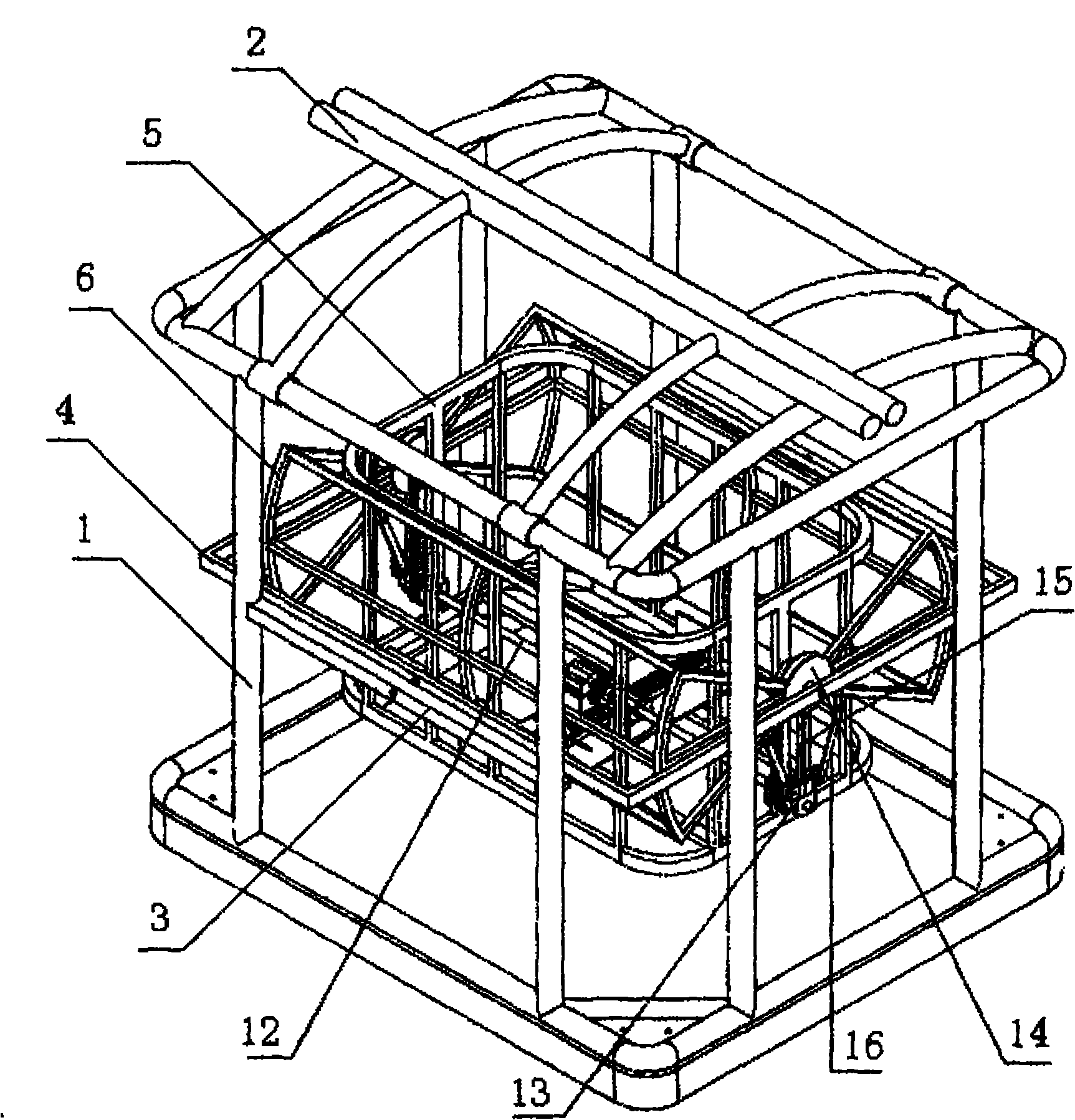 Quake-proof cradle for infants