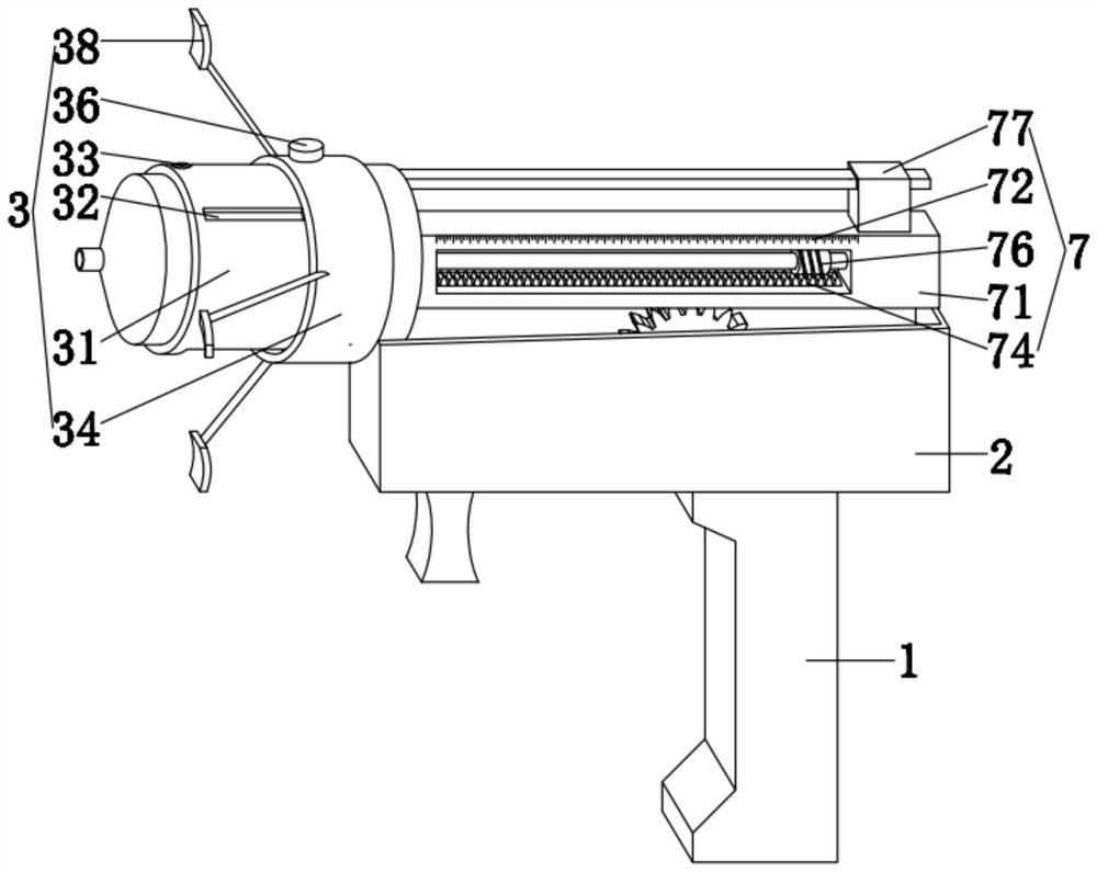 Clinical local anesthetic spraying device for anesthesiology department