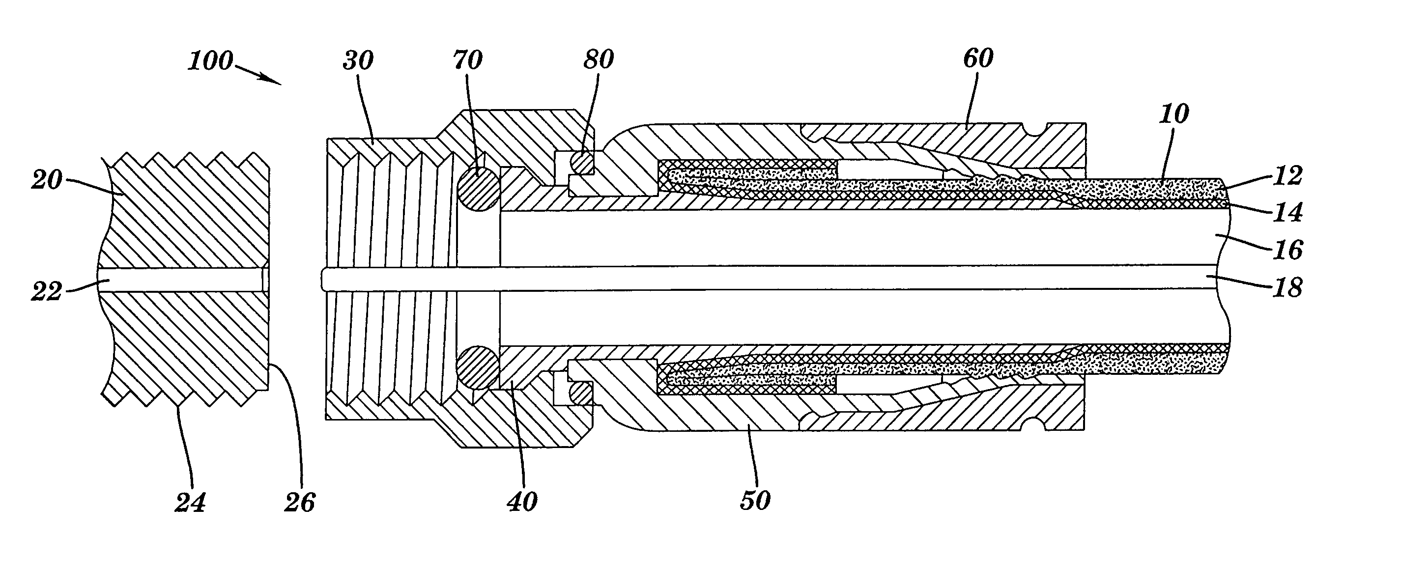 Connector having conductive member and method of use thereof