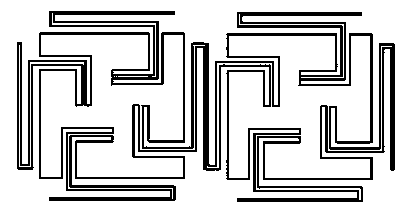 Ultra-wide band electromagnetic band-gap structure