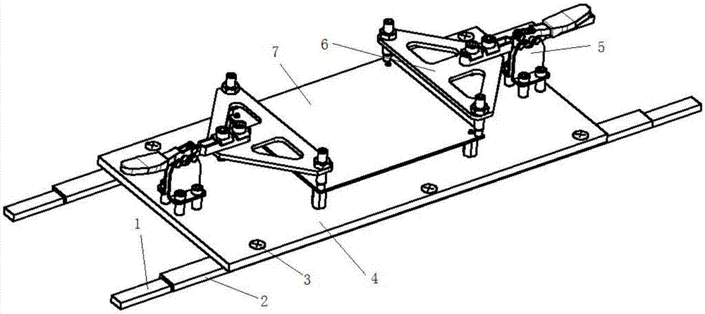 Clamping tool of circuit board production line