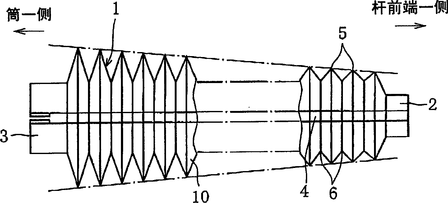 Cylinder protective cover and cylinder