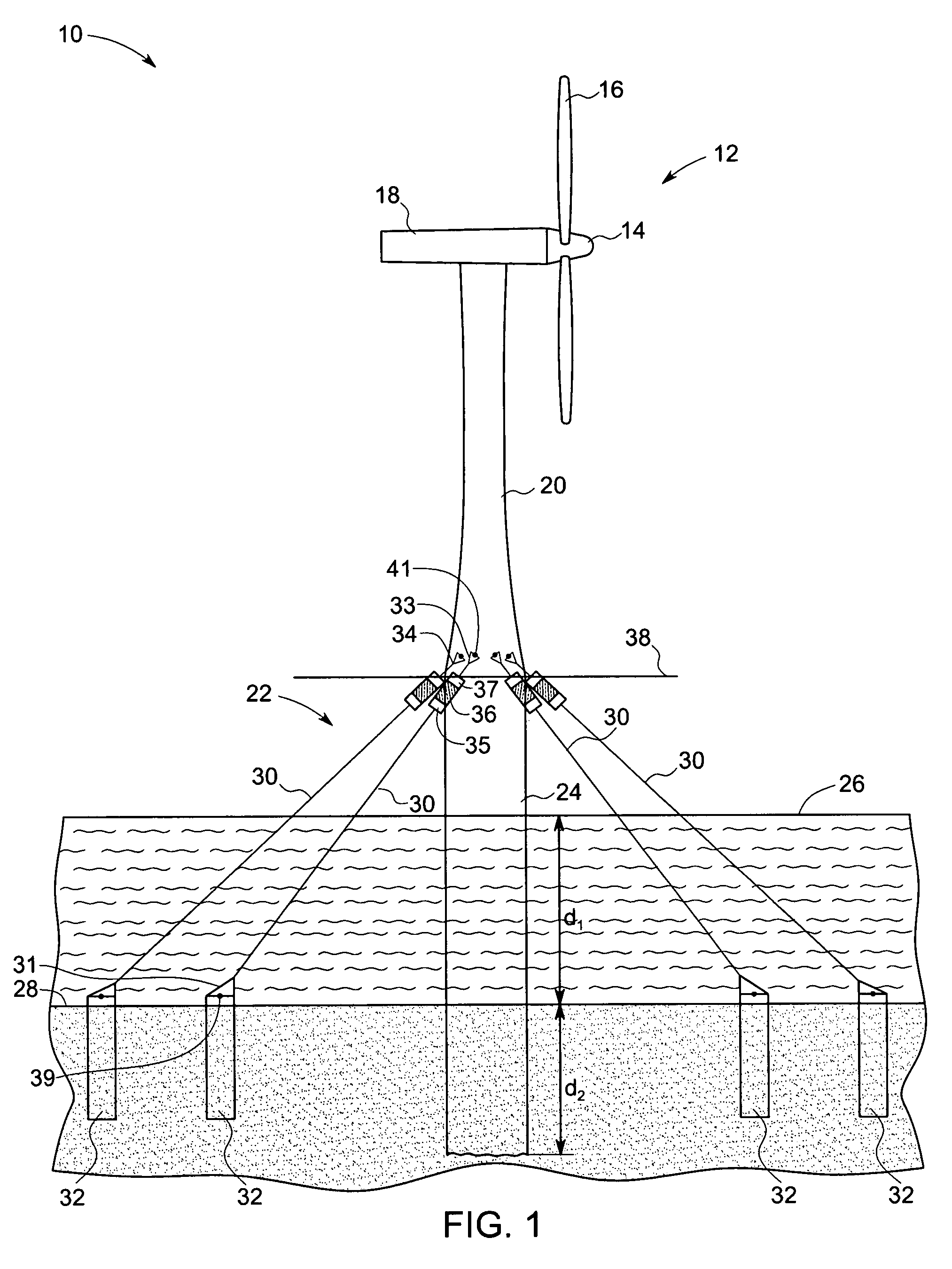 System and method for installing a wind turbine at an offshore location