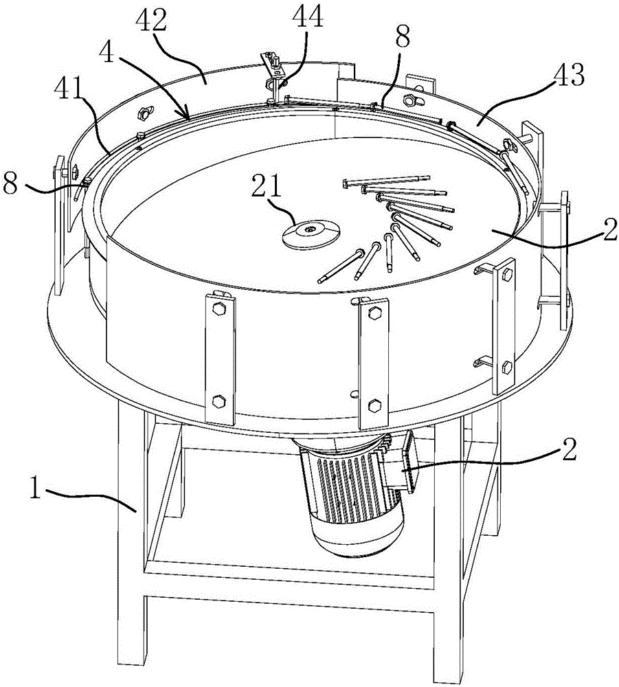 Centrifugal feeding machine