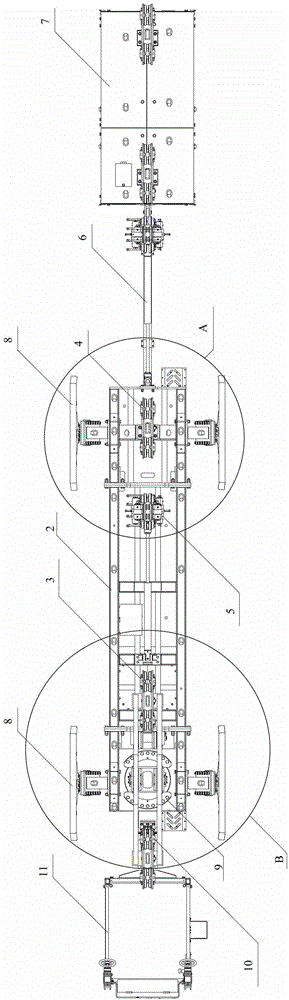 Suspended vertical operating platform