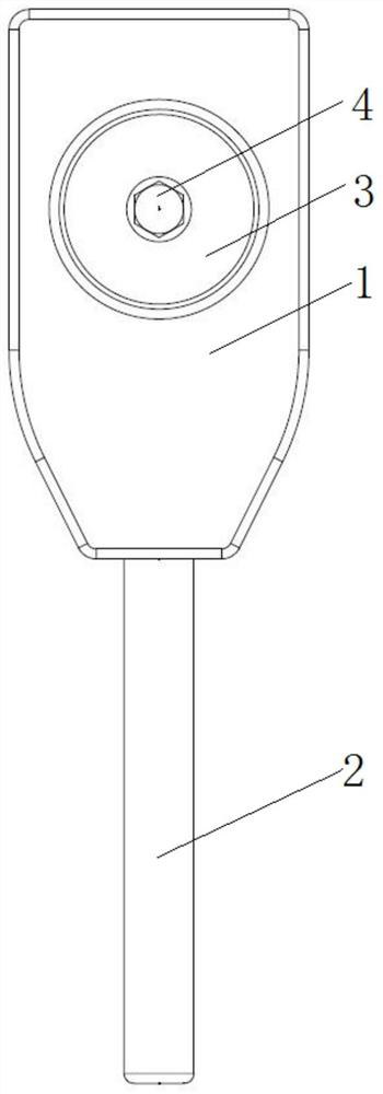 Multifunctional anti-extrusion neutral section passing debugging tool for motor train unit