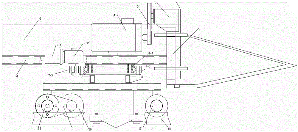 Full-electric greenhouse harvester