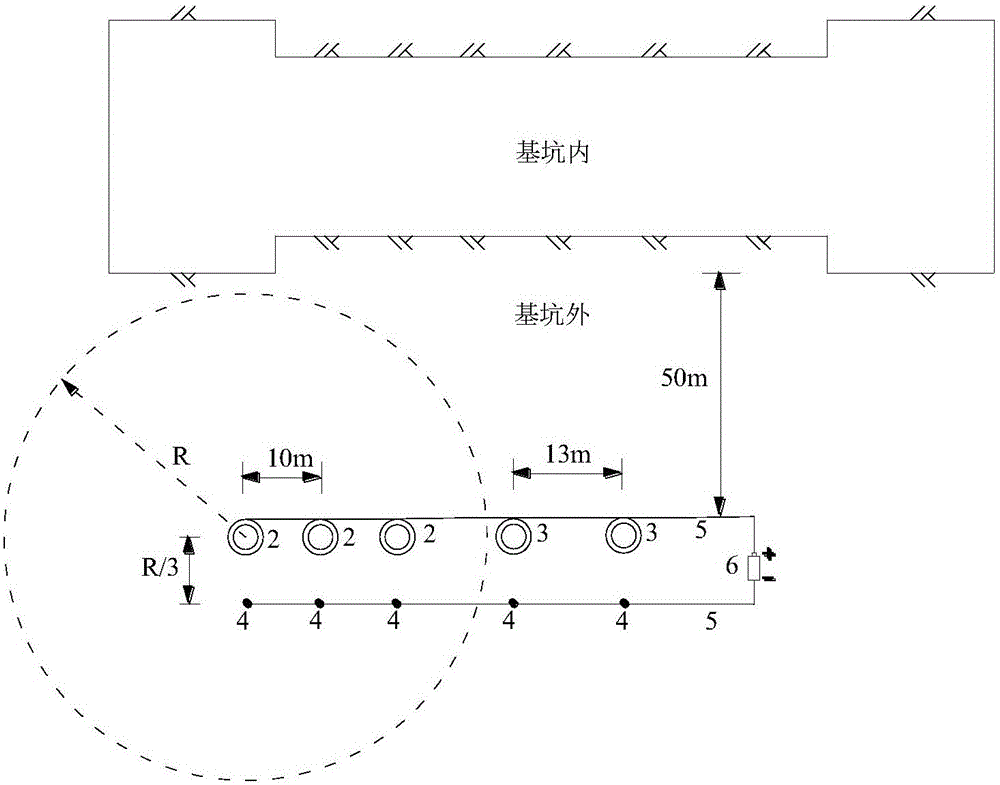 Recharge well construction method adopting electroosmosis