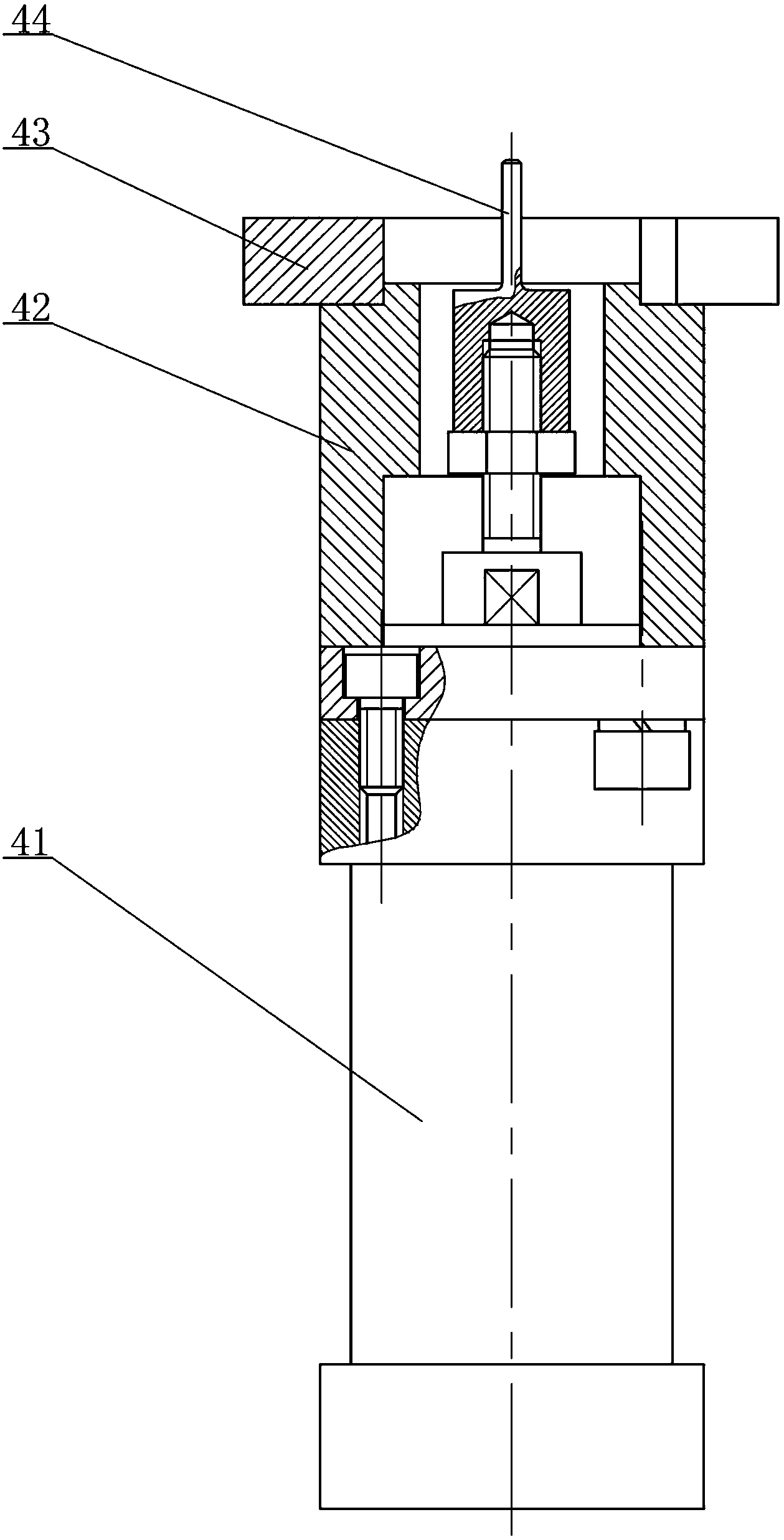 Rivet conveying mechanism of full-automatic rivet attaching machine