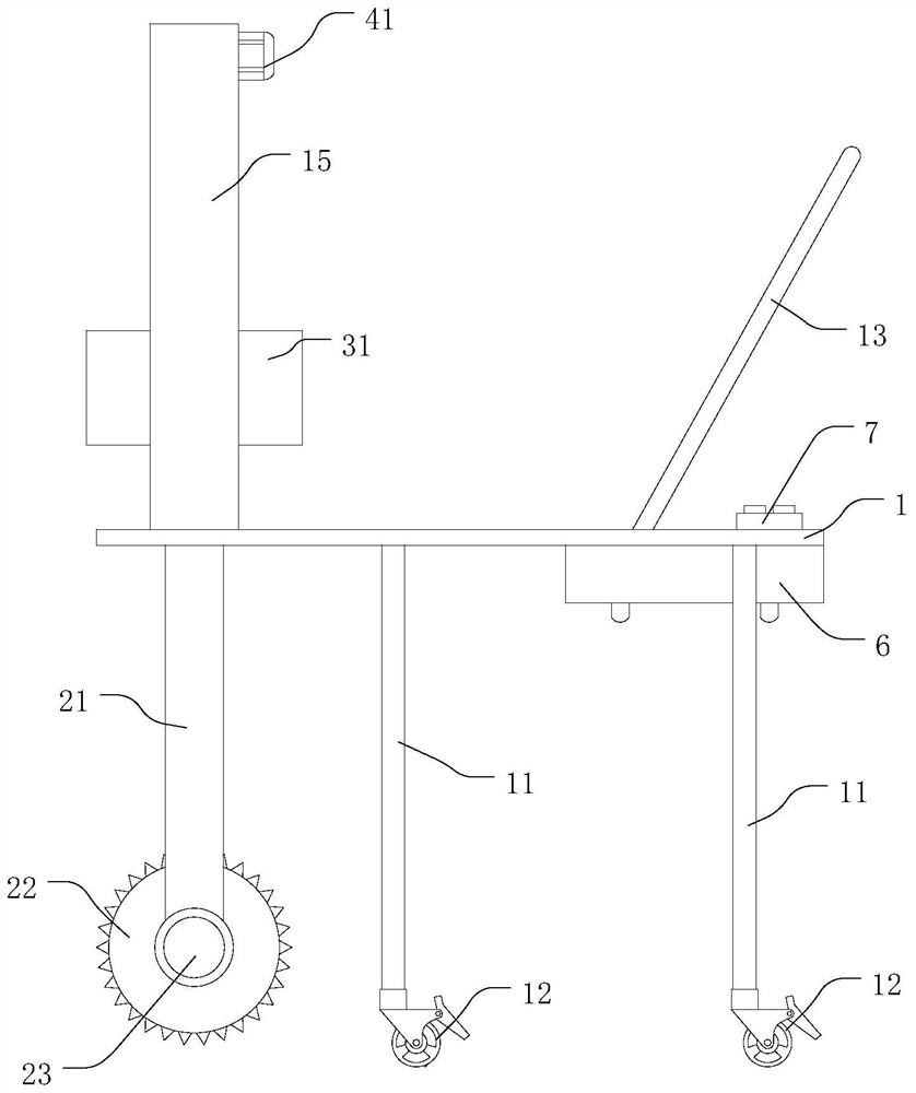 Concrete cutting device for highway construction