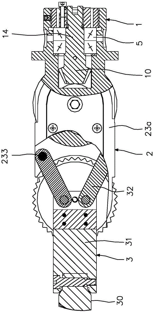 Cased well tractor crawling device