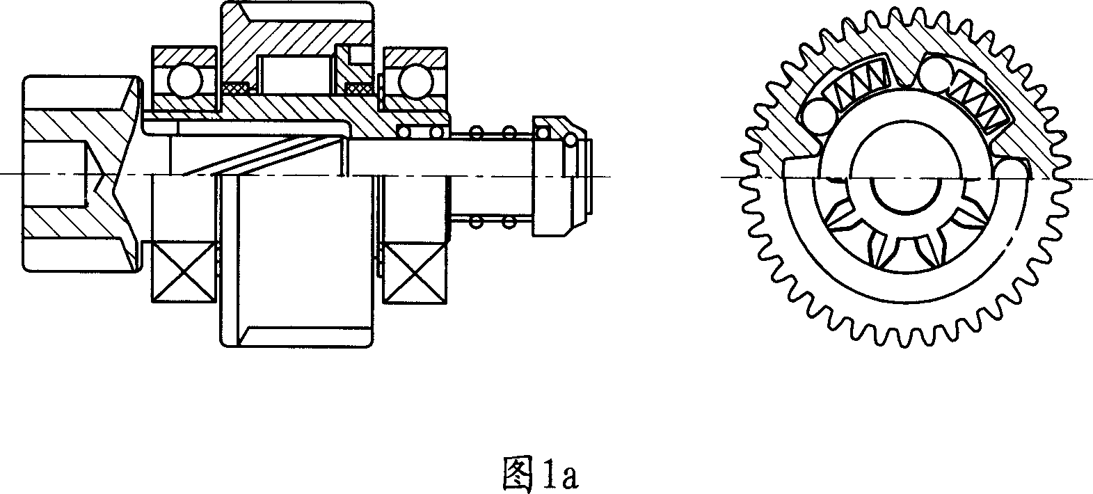 Single-direction clutching mechanism