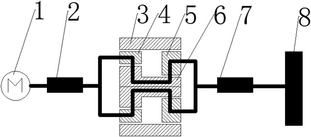 Two-stage gearbox of electric vehicle