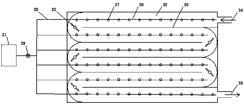 Sludge ozonization dehydration treatment method and device