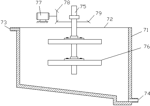 Sludge ozonization dehydration treatment method and device