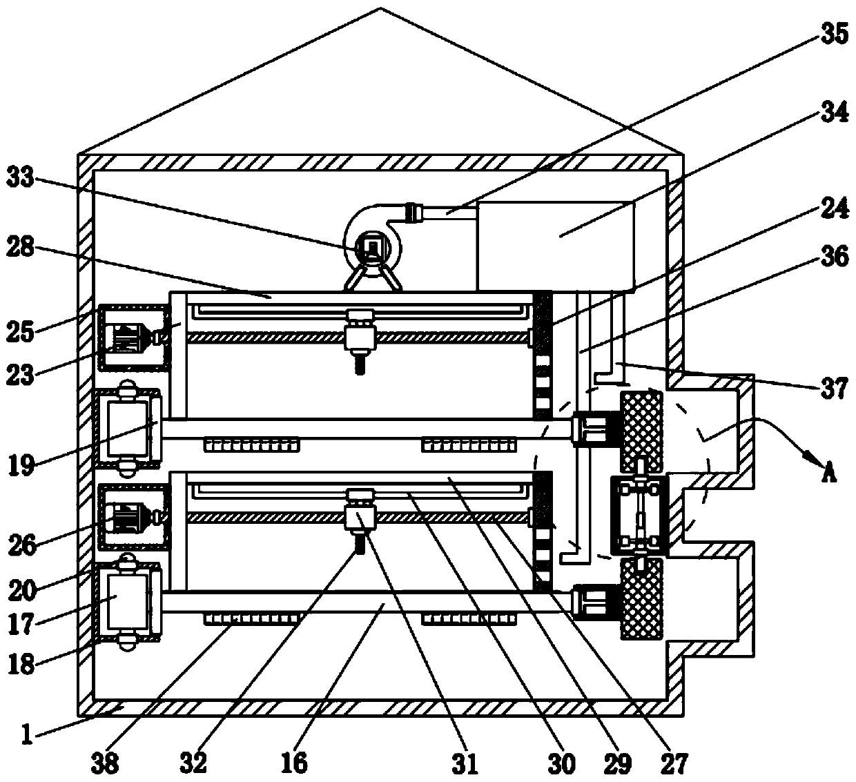 An energy-saving black tea drying furnace