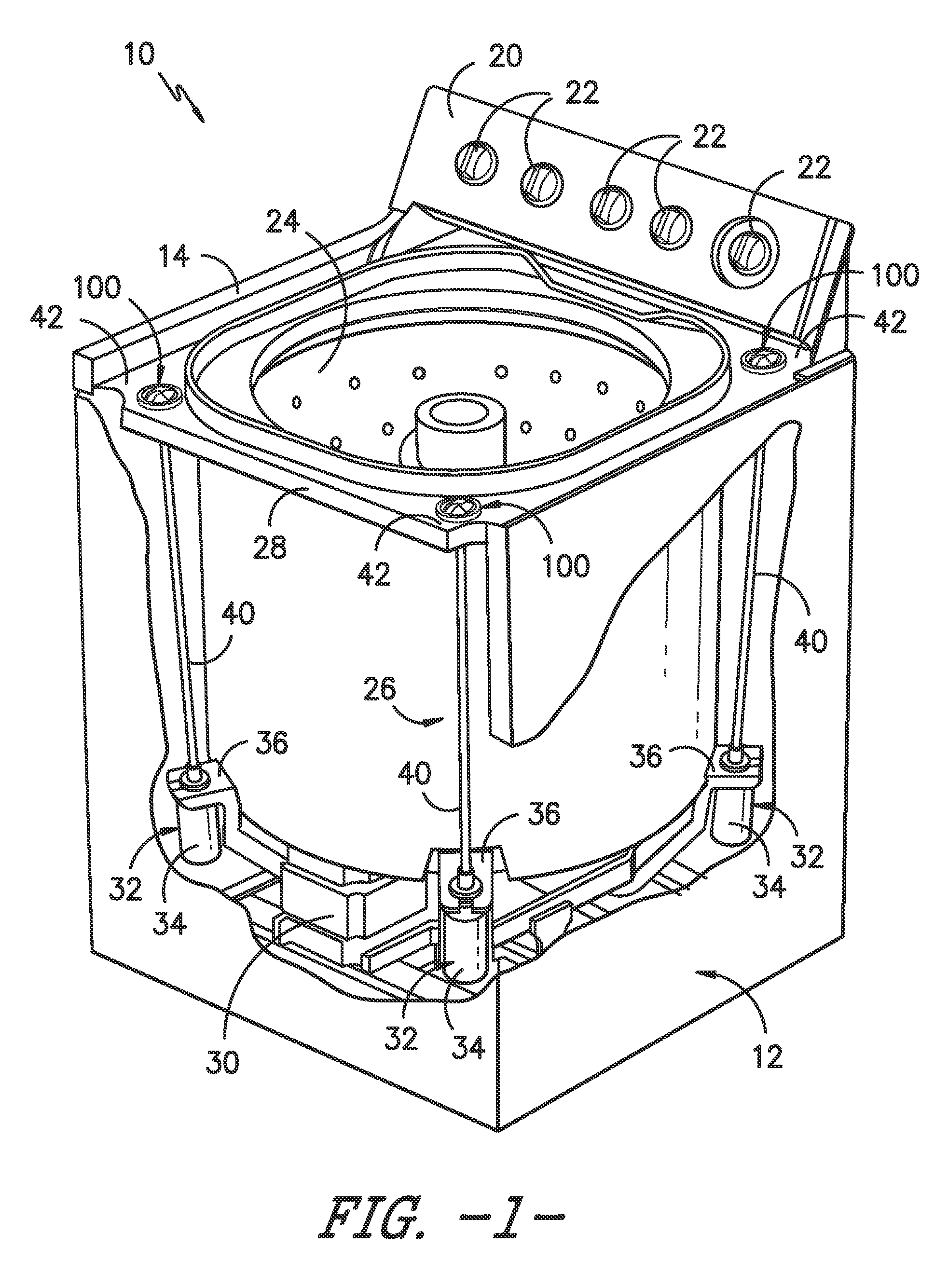 Ball joint for a washing machine suspension system