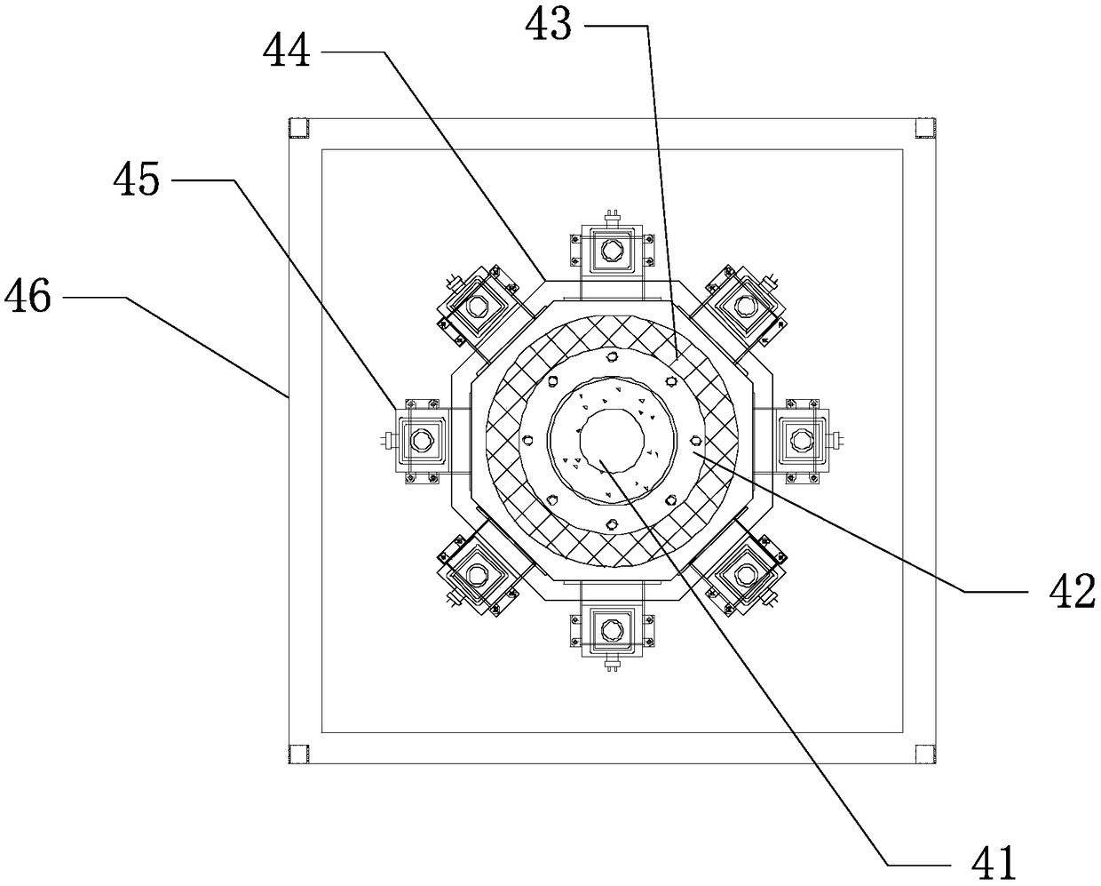 Tower-type graphite expanding microwave equipment