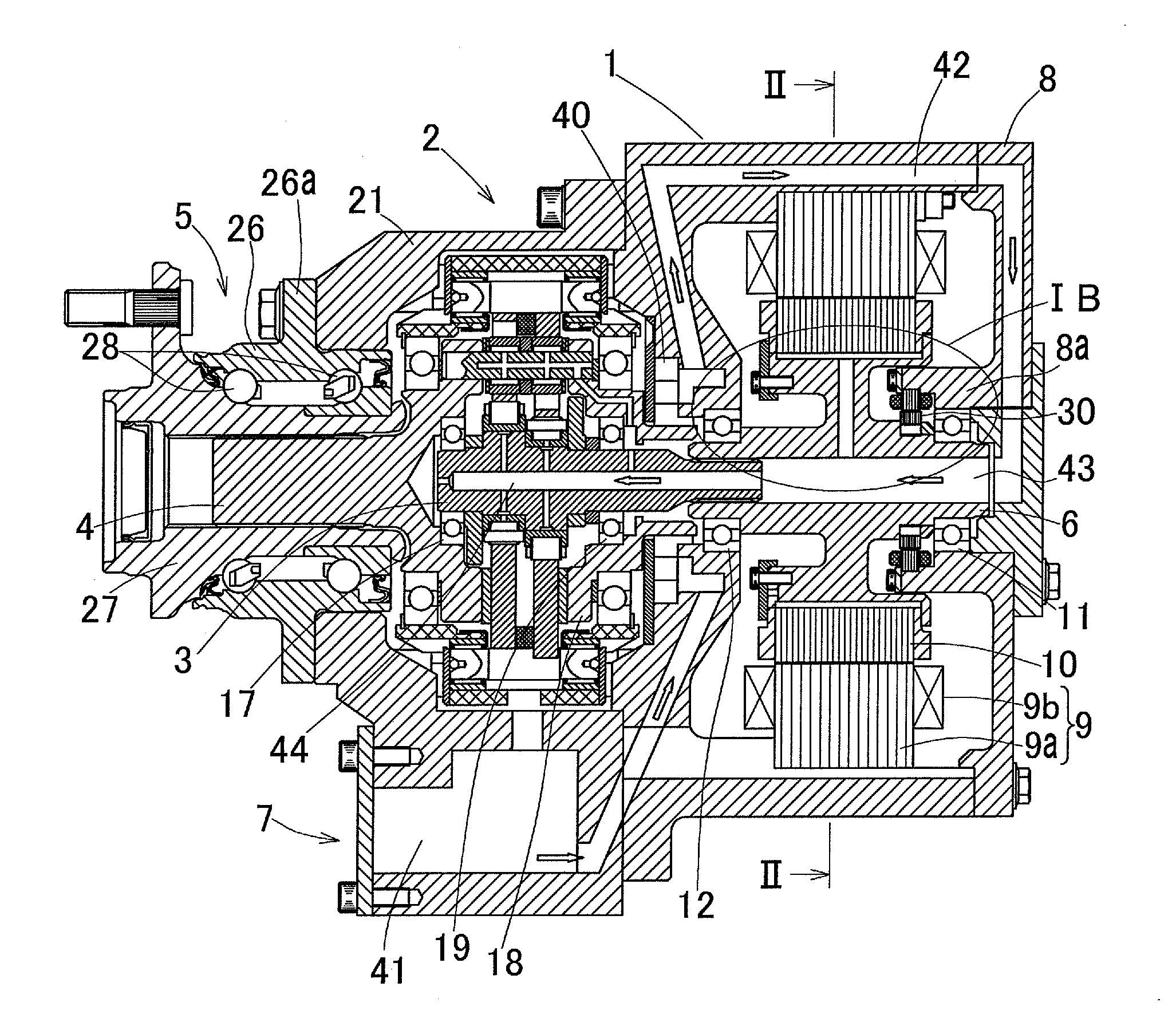 In-wheel motor and in-wheel motor driving device