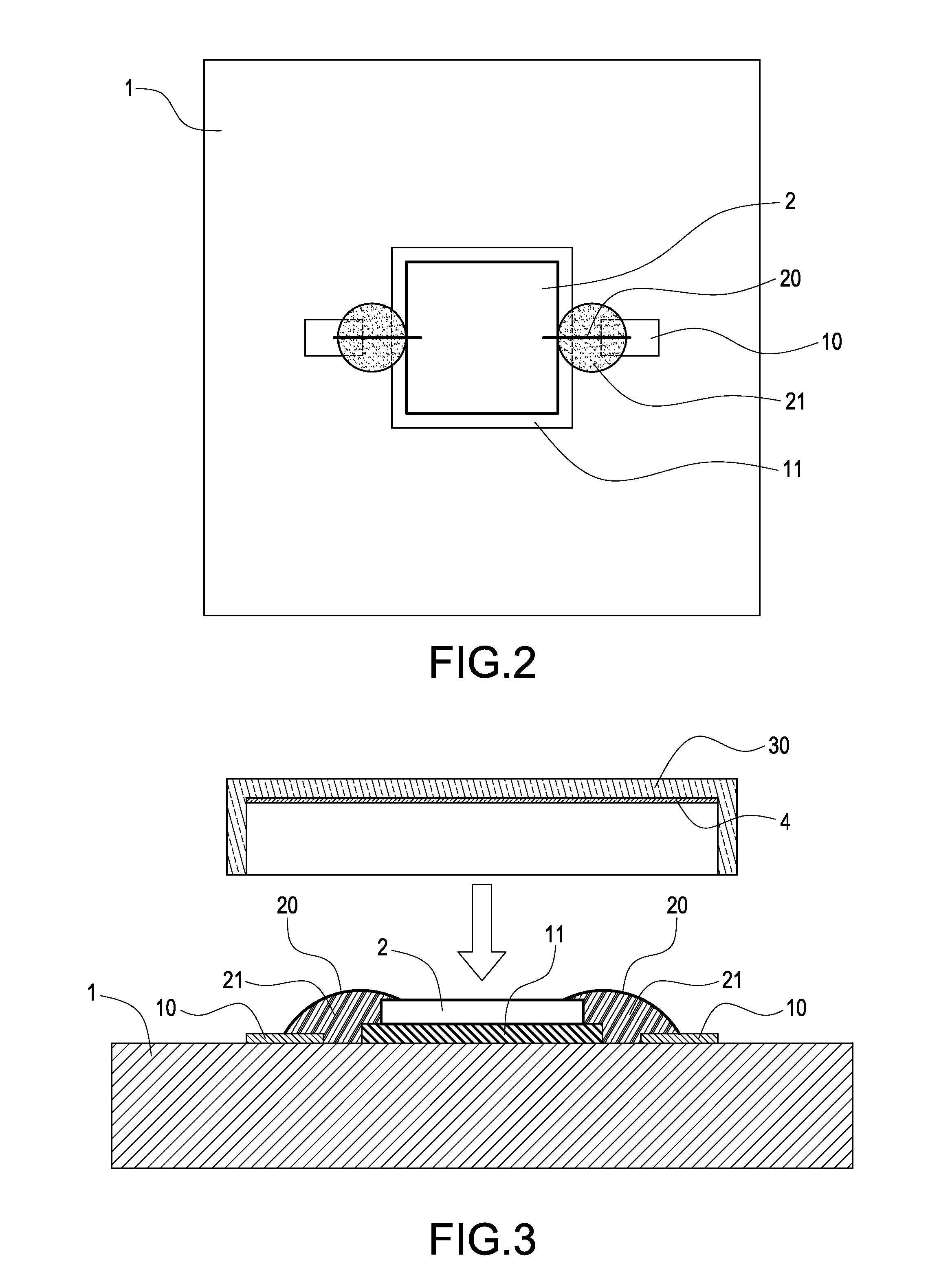 LED package structure and manufacturing method for the same