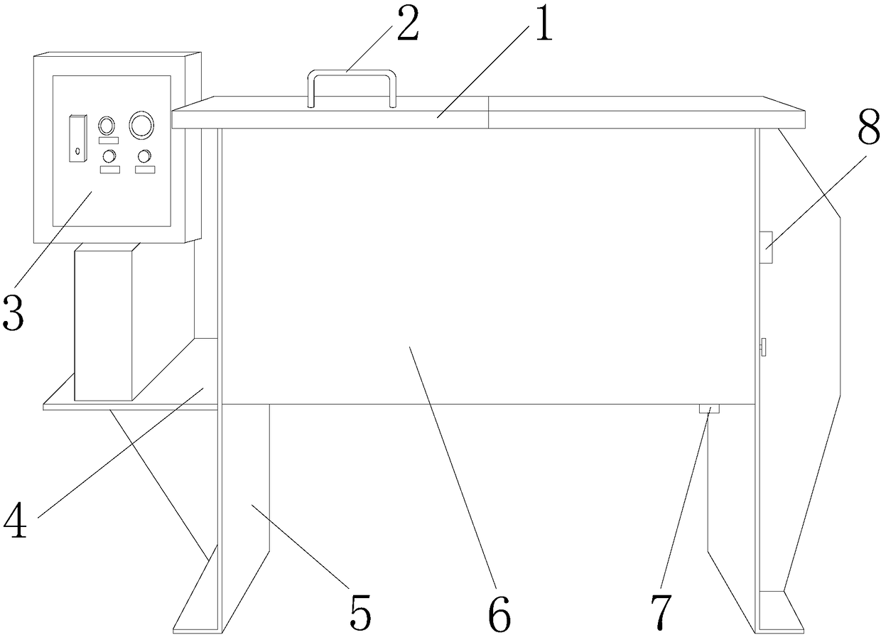 Efficient mixing device for paint production