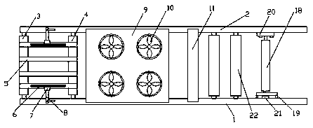 Fire-resistant cloth drying device