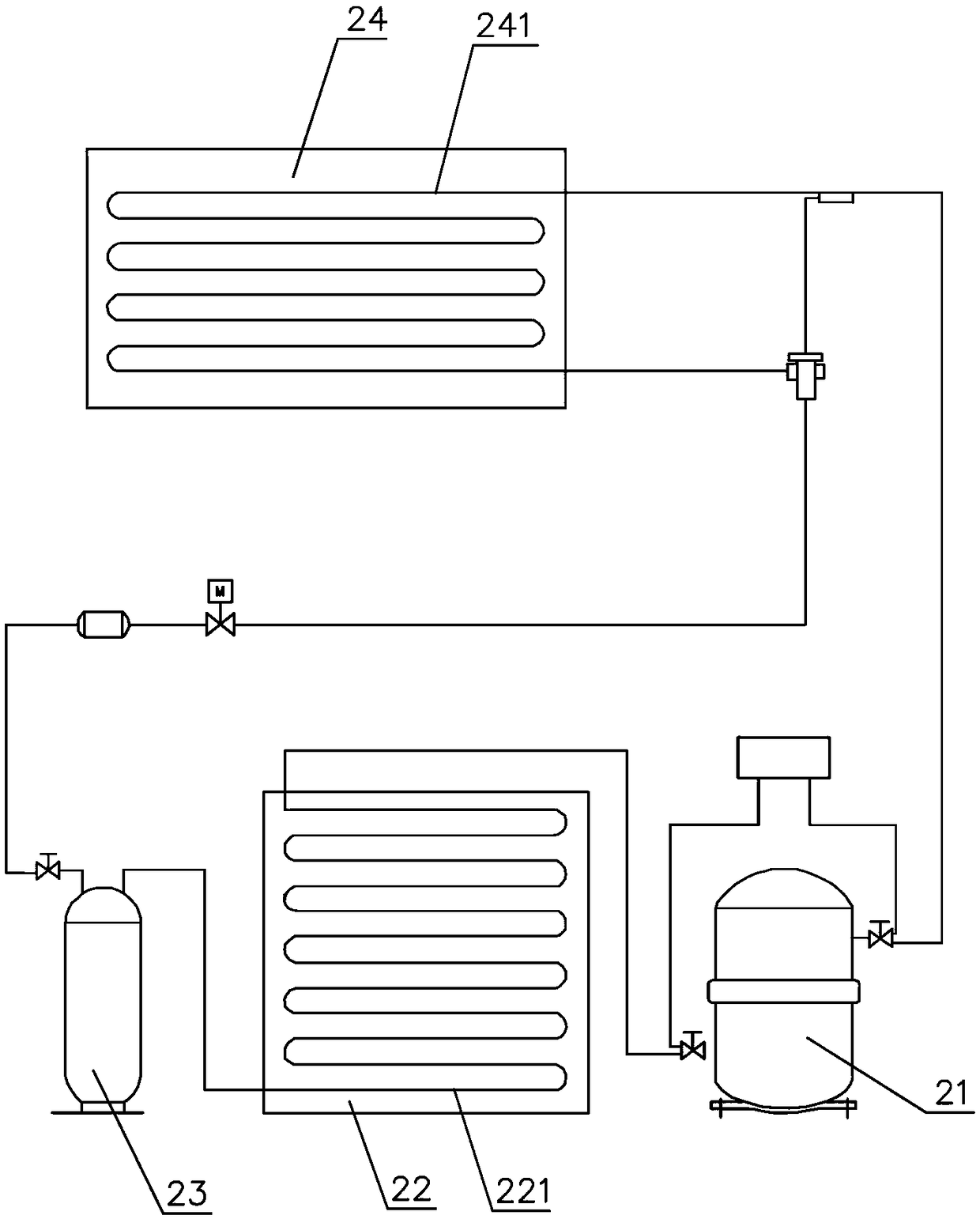 In-situ quick precooling machine for fruits