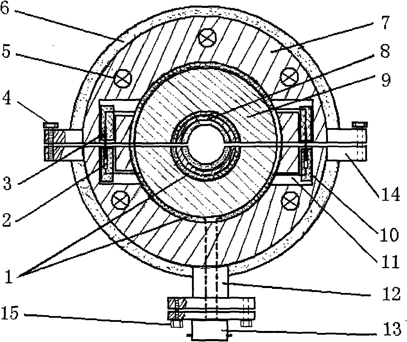 Current sensor for polluted insulator leakage of AC high-voltage electric transmission line