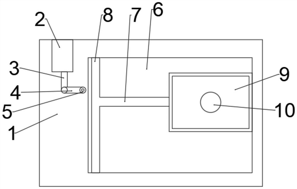 Burr trimming device for blockboard