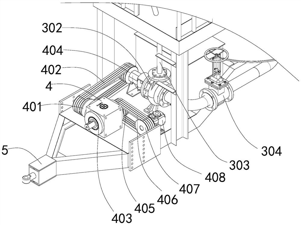 High-passing-ability microbial inoculum spraying device