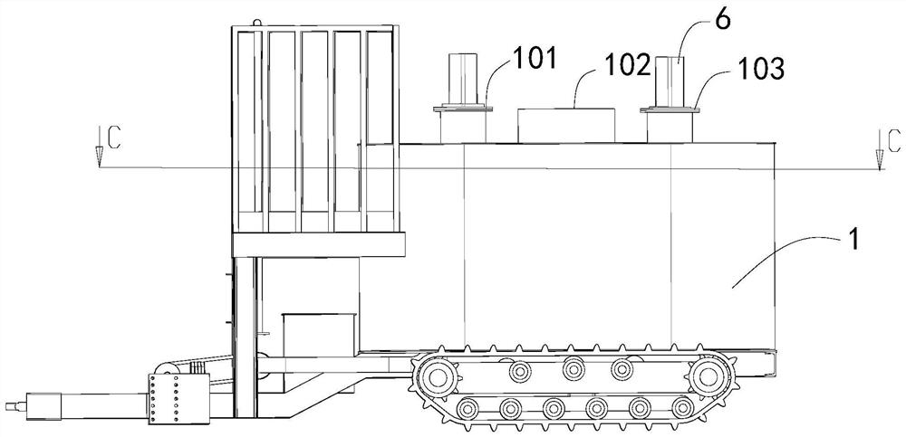 High-passing-ability microbial inoculum spraying device