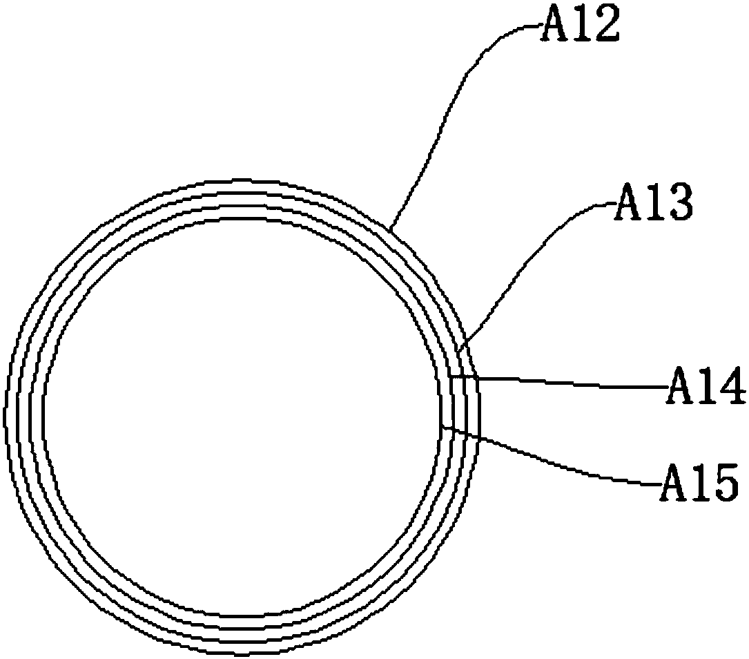 Air filter core with antibacterial function and use method thereof