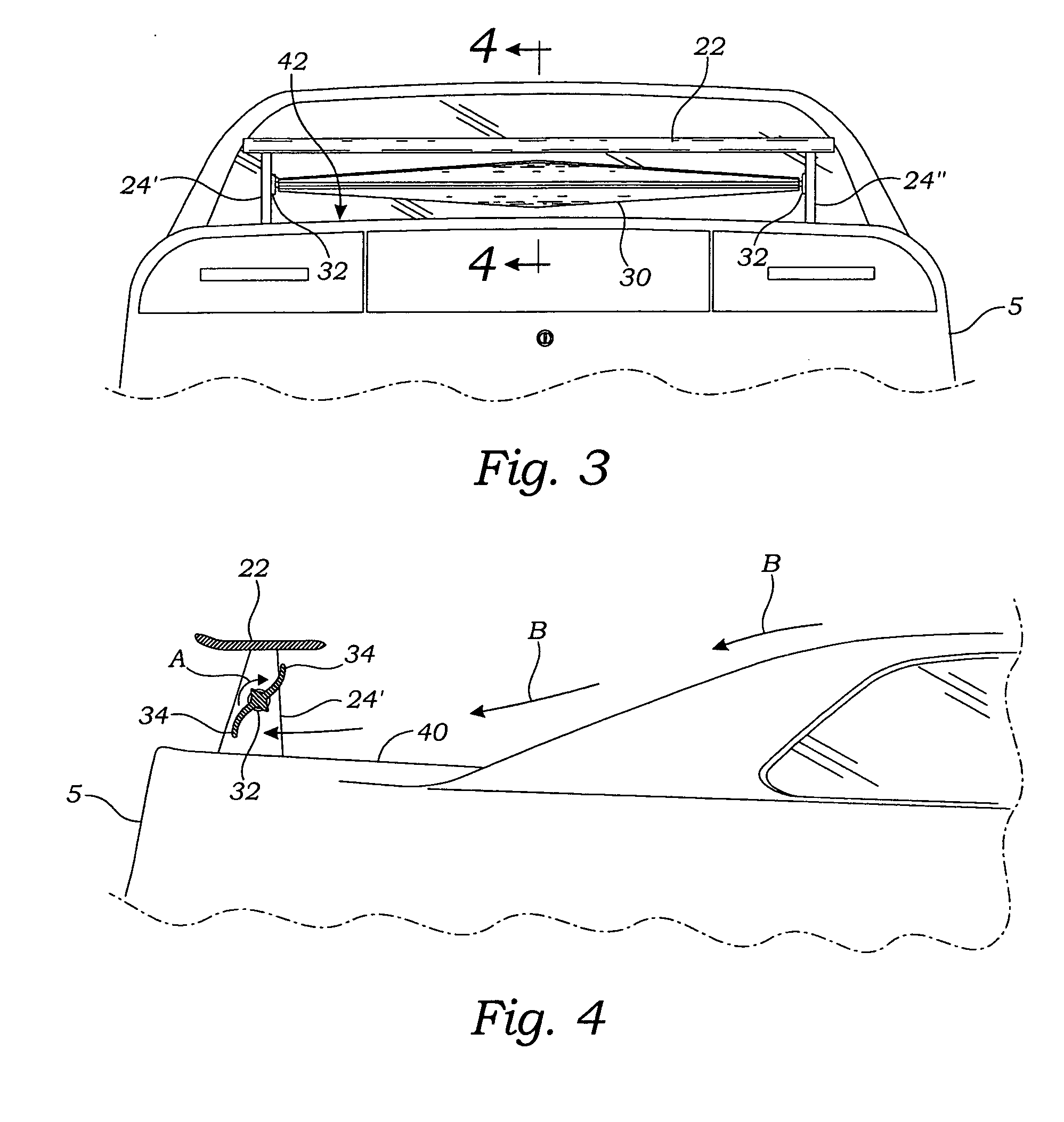 Vehicle spoiler with spinner mechanism