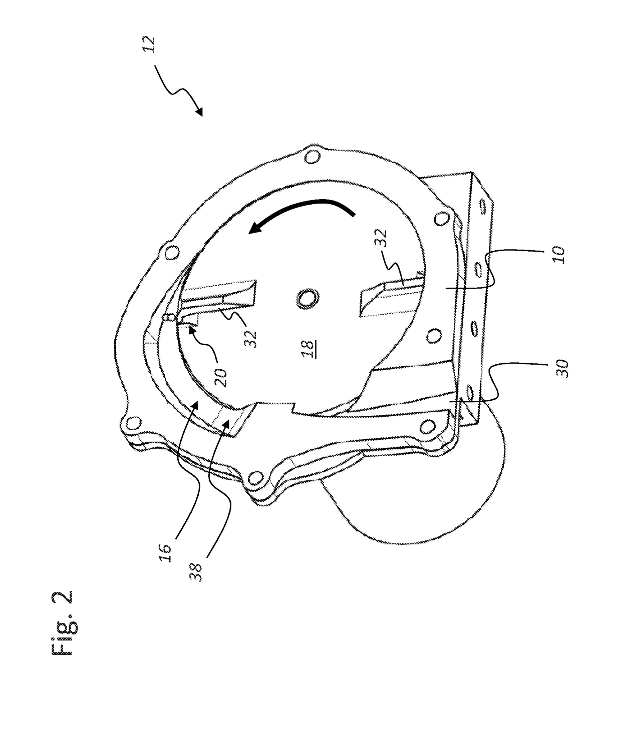 Metering disk of a distribution device for granular material