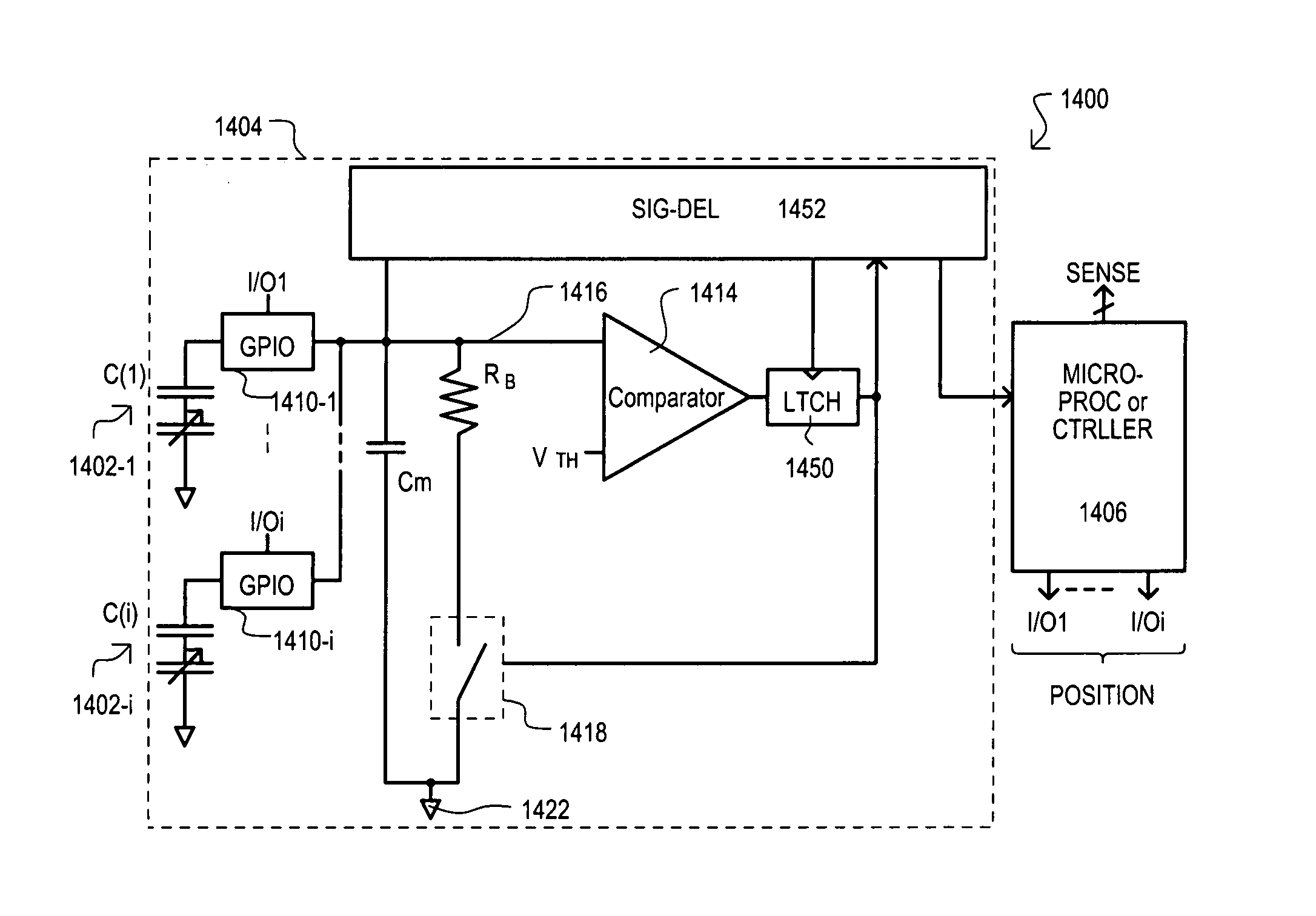 Capacitance sensing for percussion instruments and methods therefor