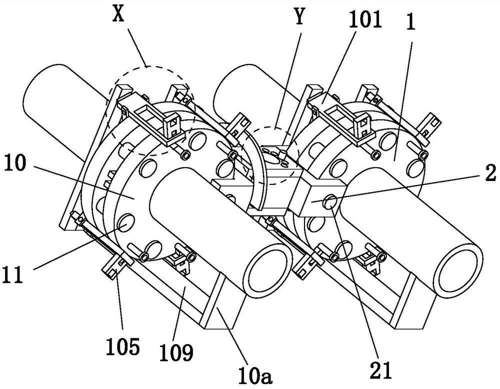 Pipe fitting connecting flange