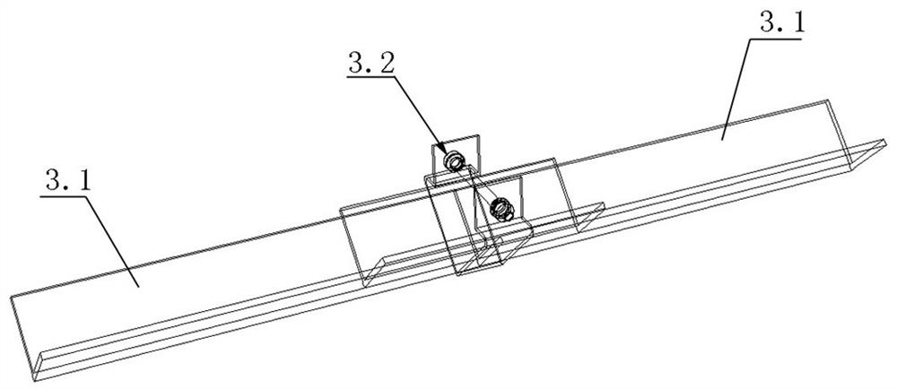 Quickly-installed transfer layer crane support structure and construction method thereof