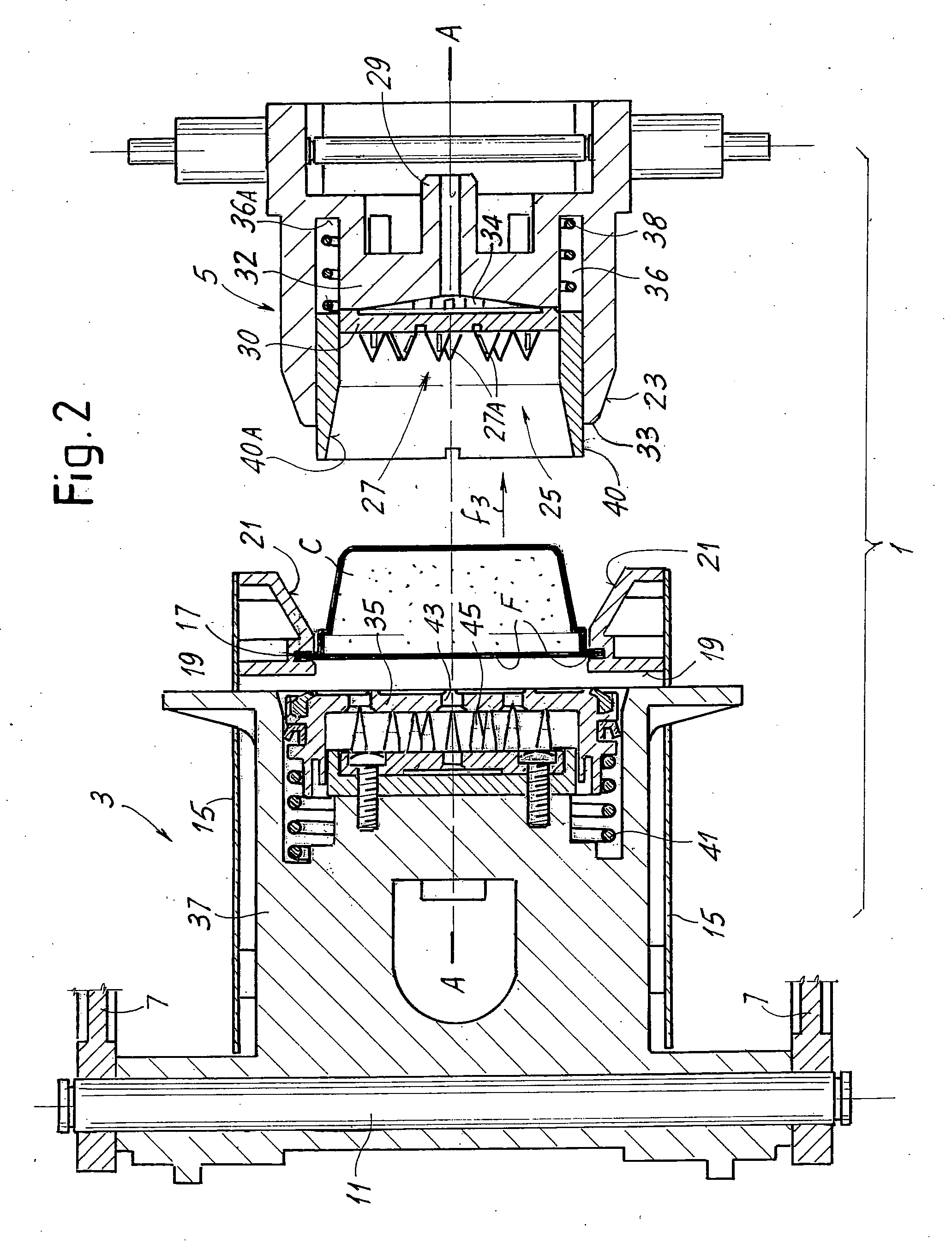 Infusion device to prepare beverages form single-serving capsules with capsule centering device