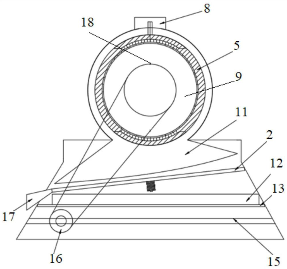 Shelling and screening device for Chinese prickly ash processing