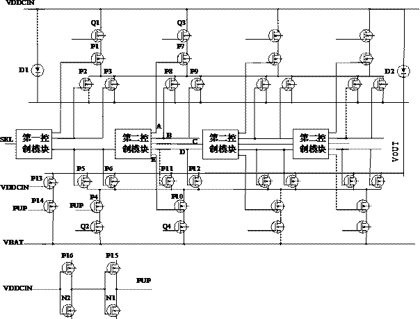 Power supply switching selection circuit and power supply