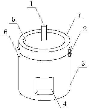 Golden camellia tea leaf mashing device