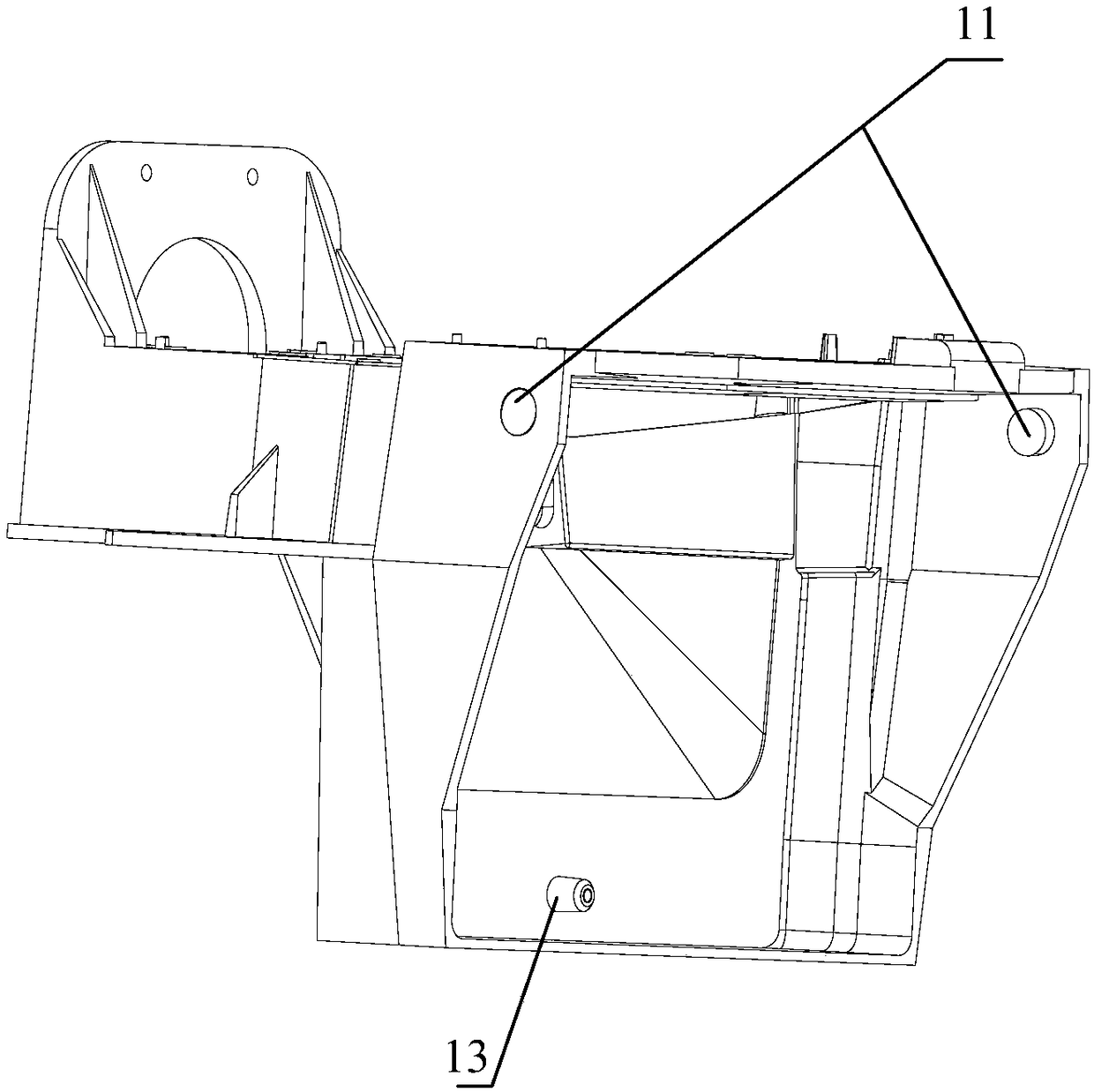 Lighting device and reflecting mirror assembly method