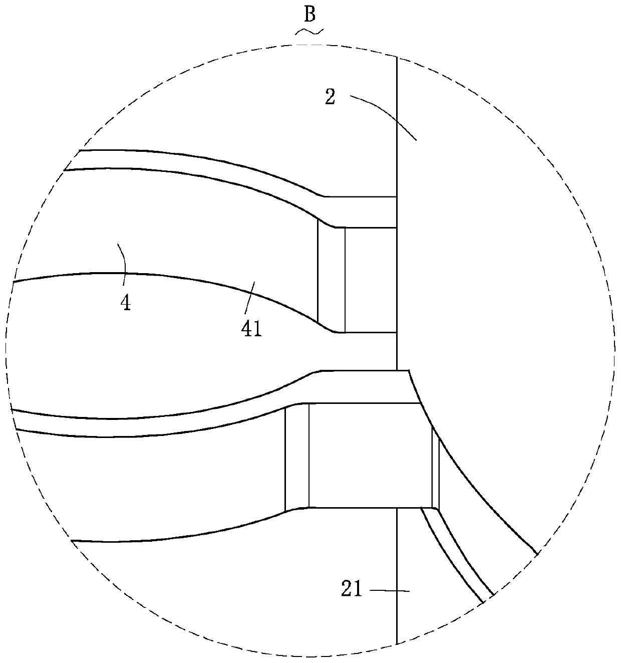 Production equipment of negative oxygen ion material