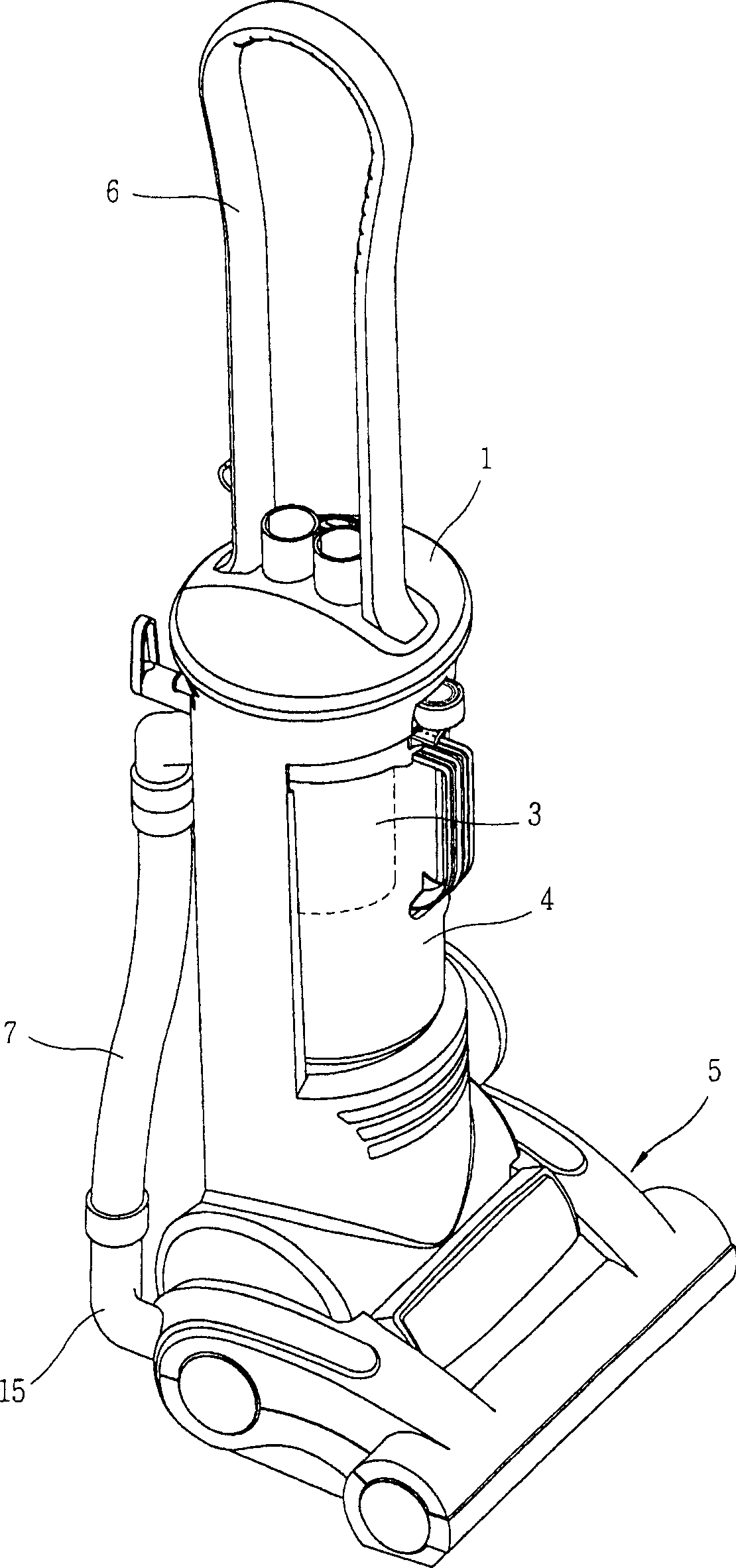 Suction head of vacuum cleaner