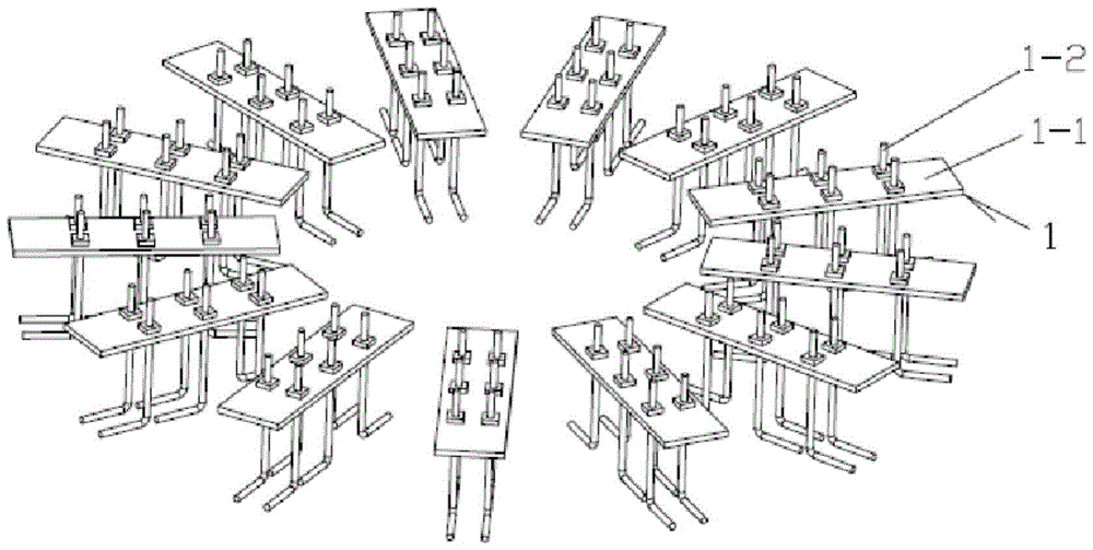 A variable-diameter car ramp and its construction method