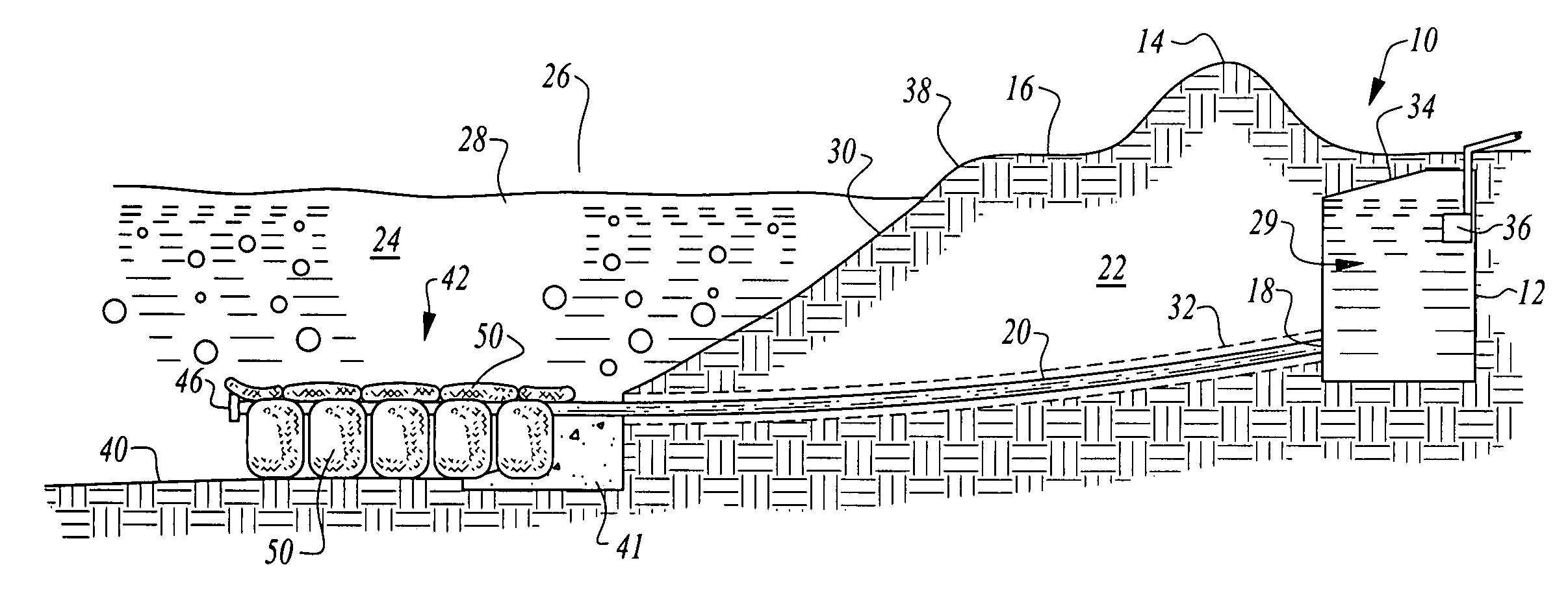 Synthetic infiltration collection system