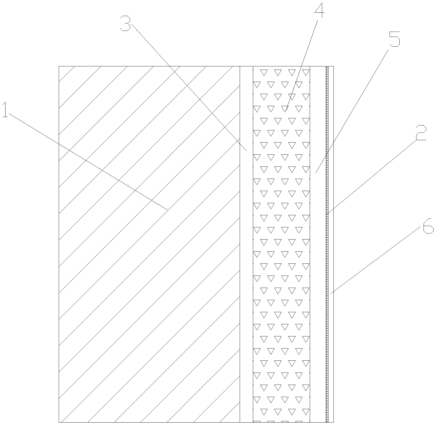 Fracture prevention and heat preservation wall structure