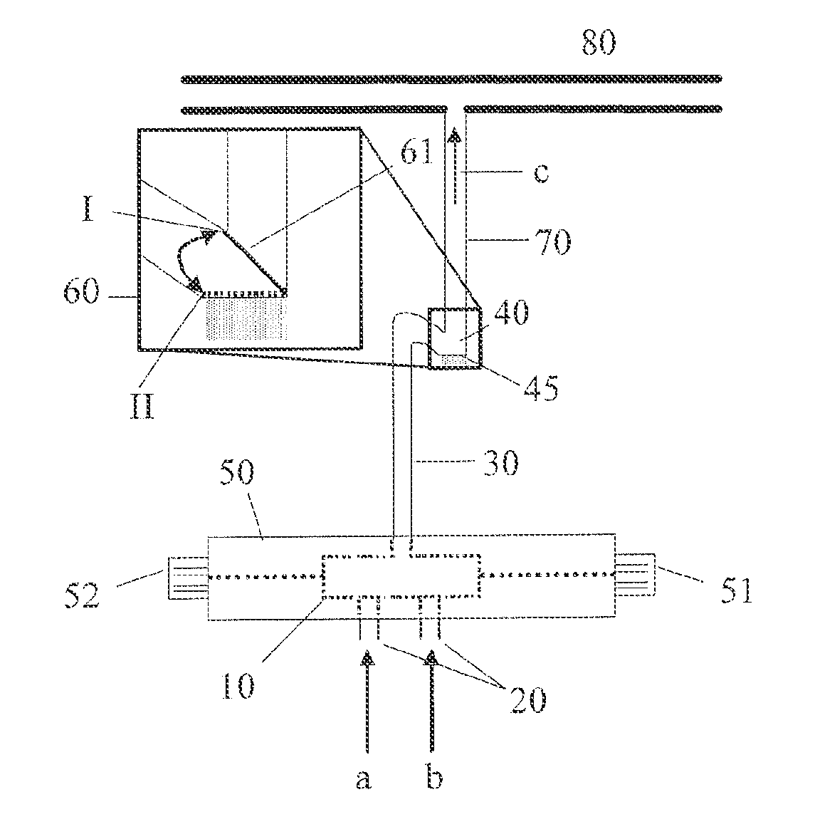 Water circulation system for preventing the growth of micro-organisms