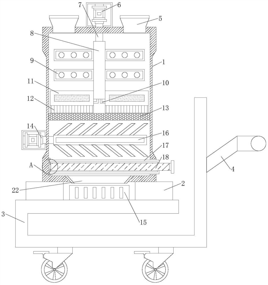 Coating stirrer capable of uniformly stirring