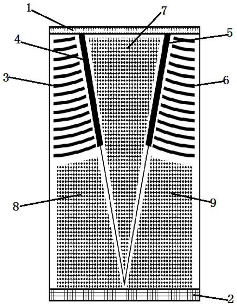 Unstable cavity semiconductor laser and preparation method thereof